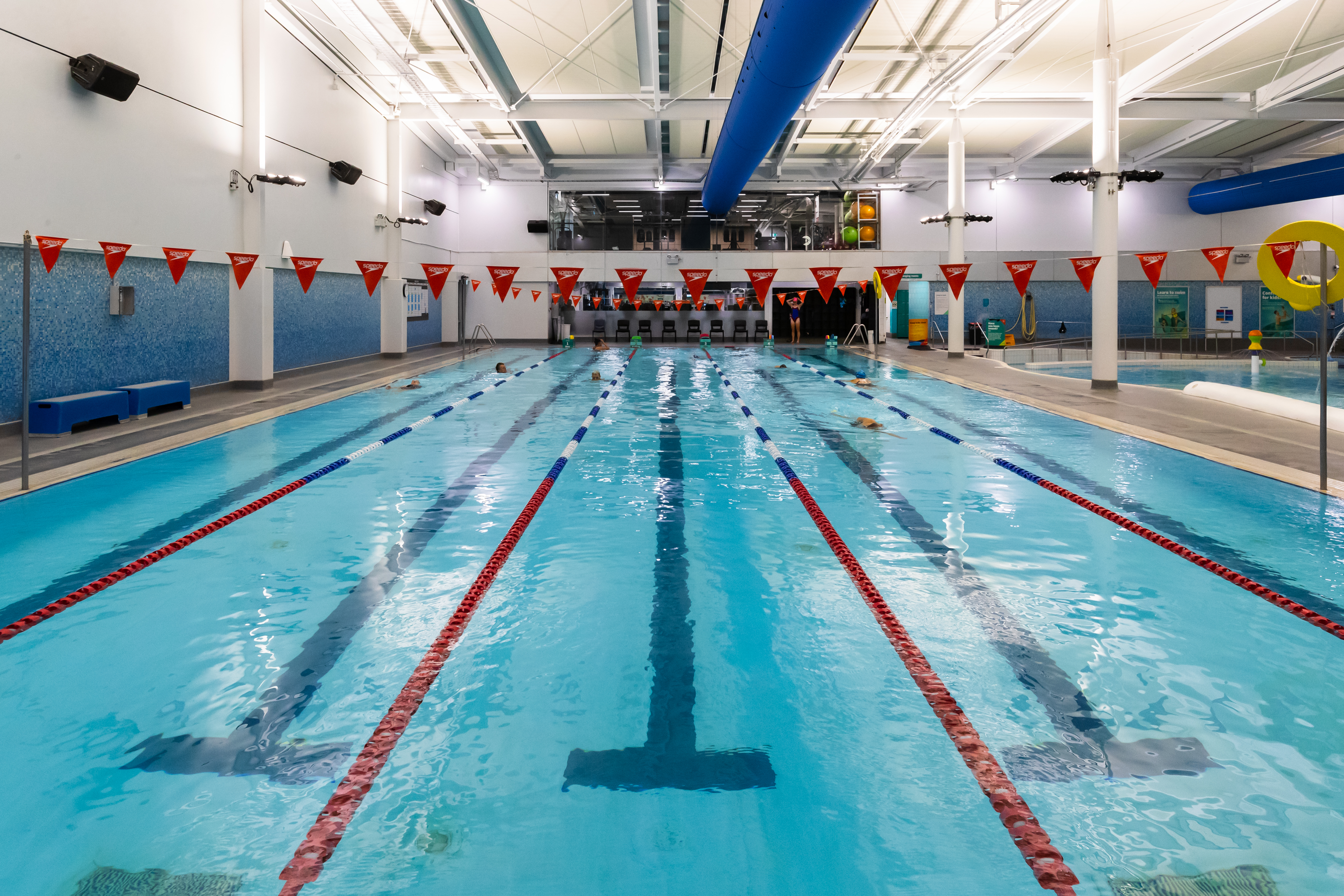 The lane pool at Pioneer Recreation and Sport pool. 