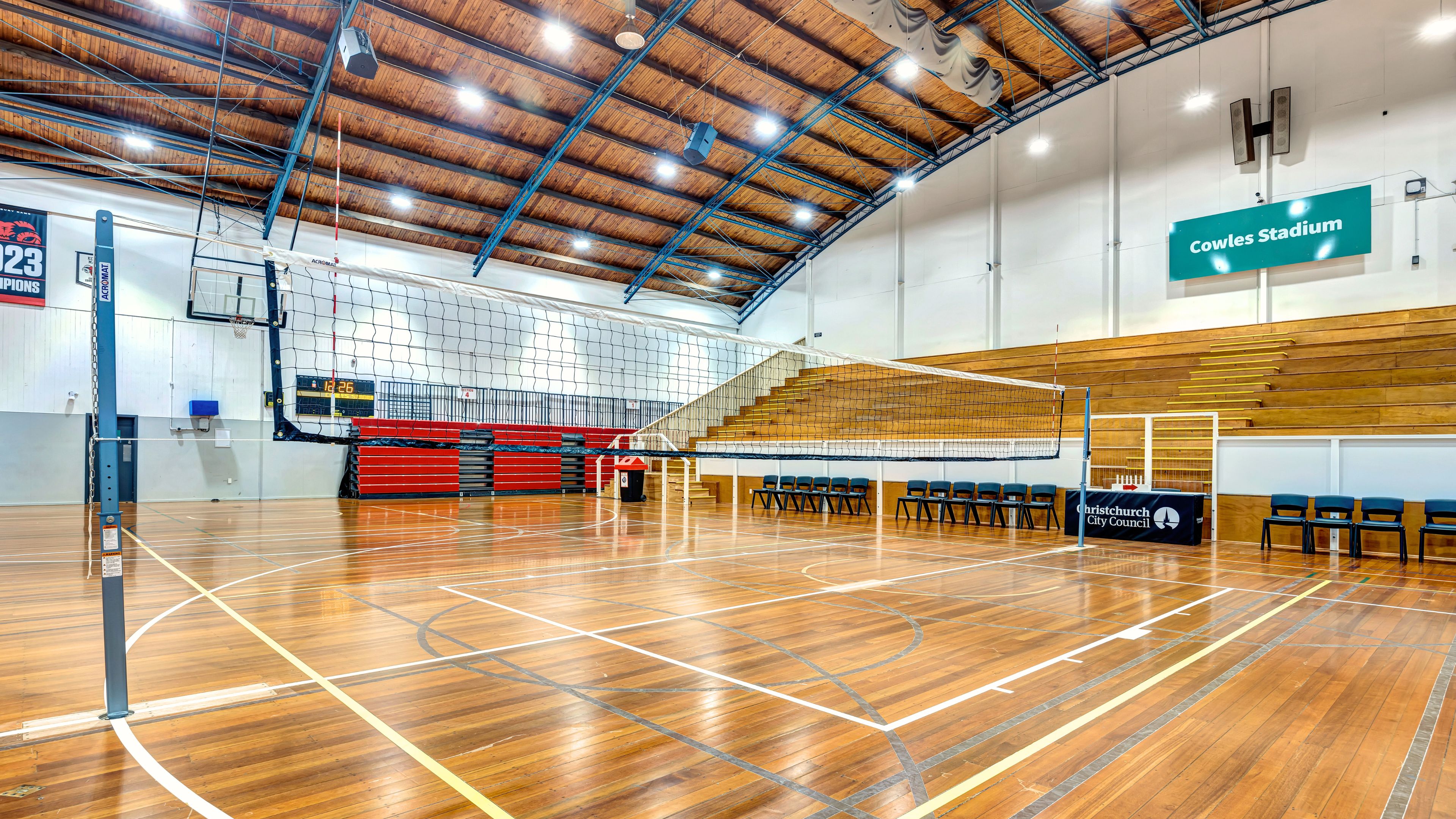 Cowles Stadium Volleyball Court 1